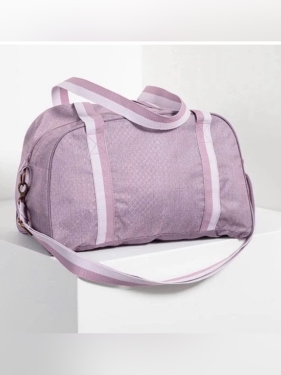 thirty-one Handbags - Thirty-One All Packed Mini Duffle Bag Purple Crosshatch - New in Bag